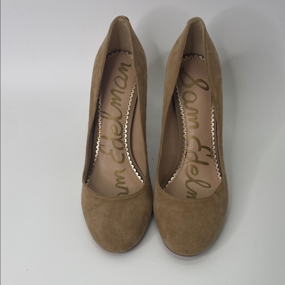 Sam Edelman Women's Brown Suede Heels